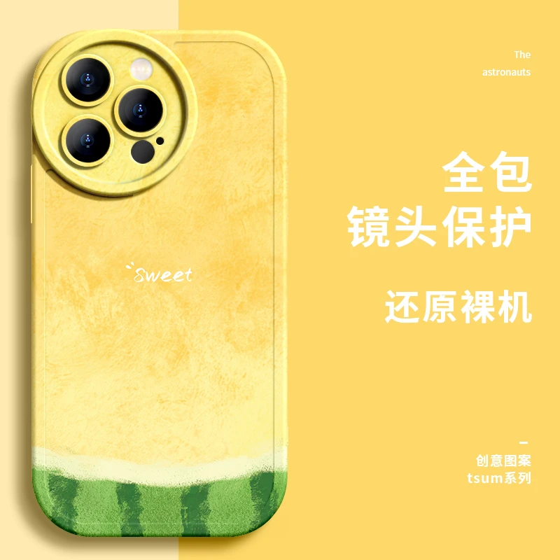 Silikonowe etui ochronne do iPhone z motywem arbuza Style 2537