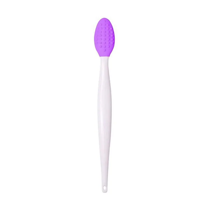 Silikonowy peeling do nosa i ust dwustronny do zaskórników Szary