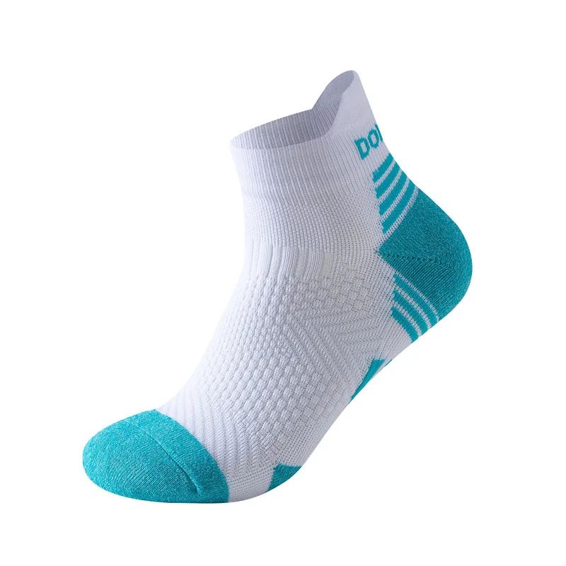 Skarpetki sportowe kompresyjne do kostki - do biegania i fitnessu 1pairs whiteblue
