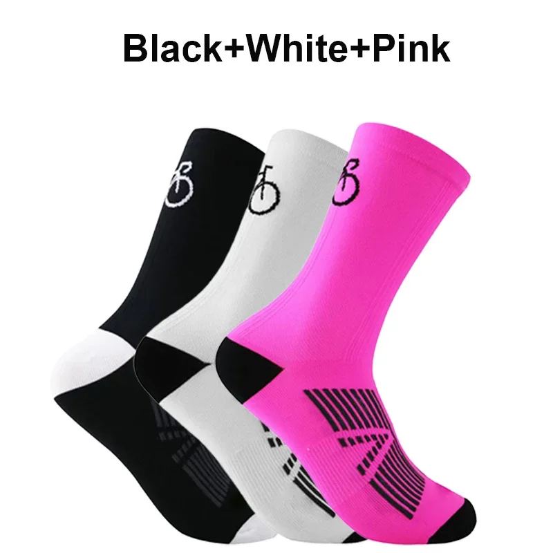 Skarpetki sportowe rowerowe oddychające - 3 pary Z001 mix1 3pair