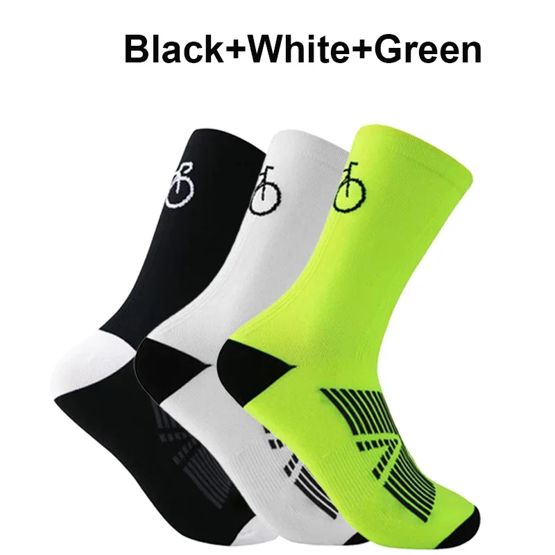 Skarpetki sportowe rowerowe oddychające - 3 pary Z001 mix2 3pair