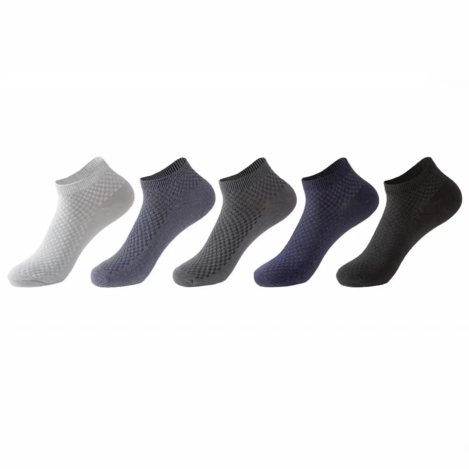 Skarpetki stopki bambusowe męskie 5 par – oddychające 5 pairs mix