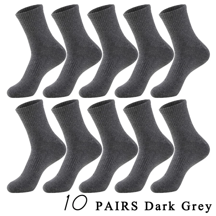 Skarpety męskie bawełniane wysokie zestaw 5 i 10 par 10 pairs darygreygb