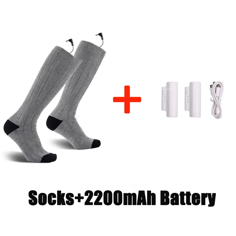 Skarpety podgrzewane elektrycznie z akumulatorem Socks 2200 1