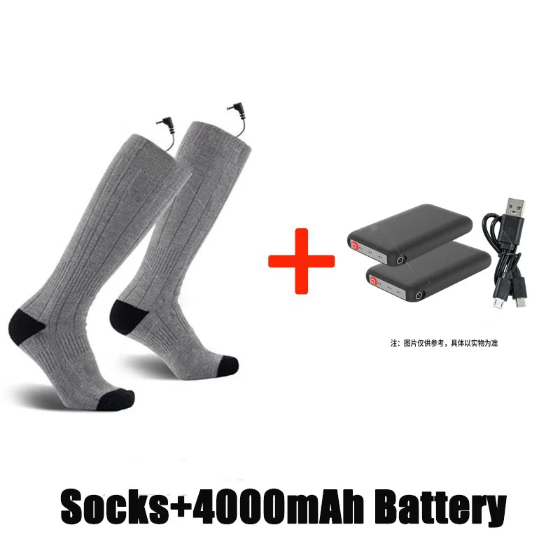 Skarpety podgrzewane elektrycznie z akumulatorem Socks 4000 1