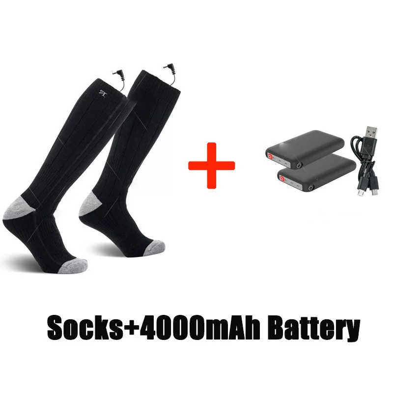 Skarpety podgrzewane elektrycznie z akumulatorem Socks 4000 2
