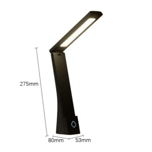 Składana lampka biurkowa LED z ładowaniem USB do nauki i sypialni Niebieski