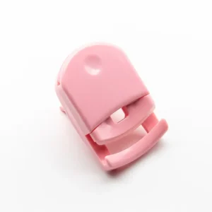 Składana zalotka do rzęs - mini klips kosmetyczny żółty