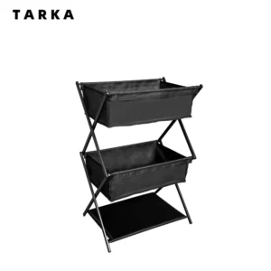 Składany trójpoziomowy regał kempingowy na akcesoria Folding rack