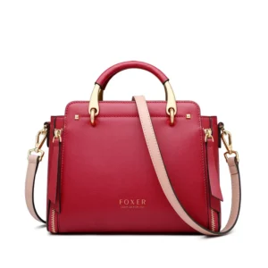 Skórzana torebka shopper FOXER – elegancki tote na ramię 928019f1c