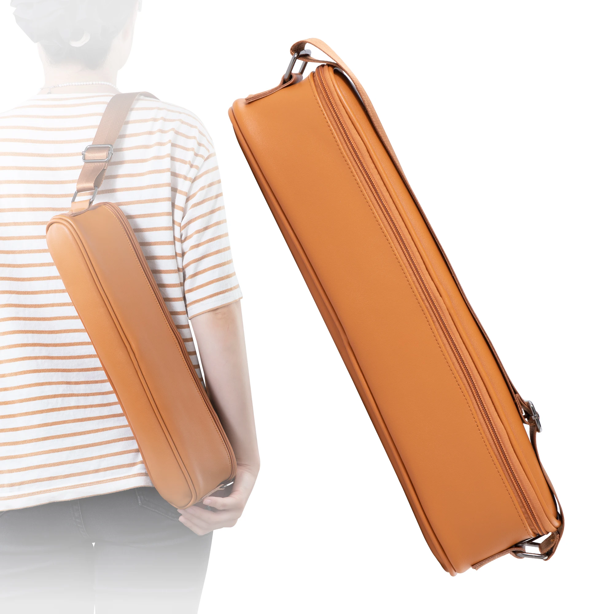 Skórzany futerał plecak na flet 16/17 otworów 17 hole cowhide bag
