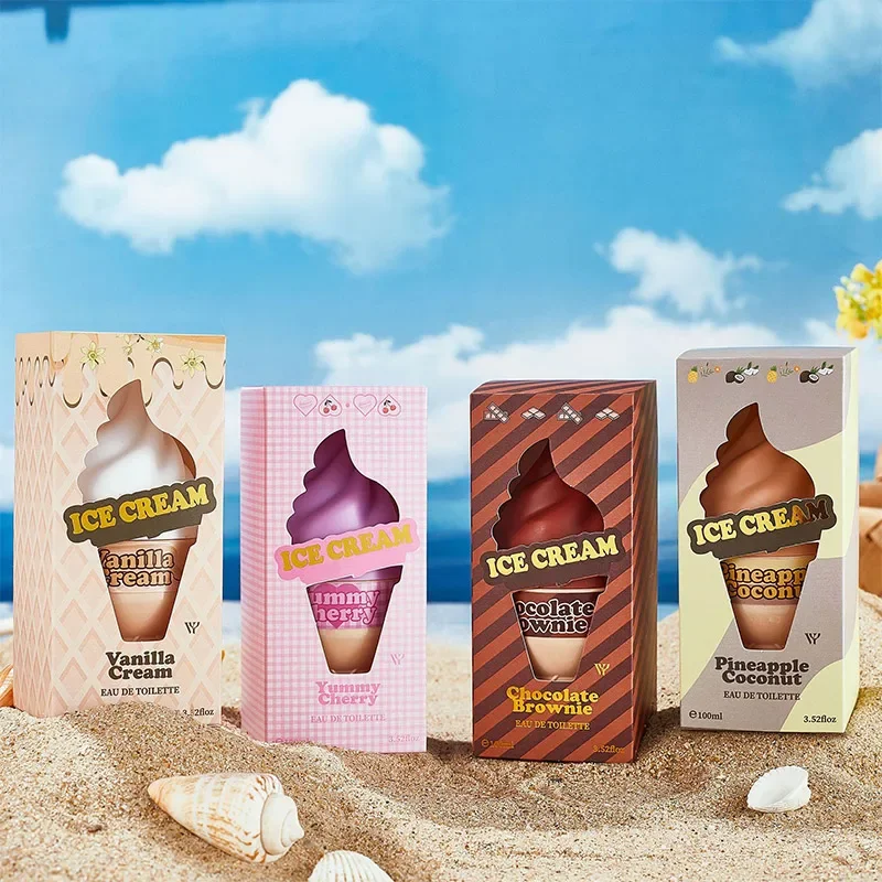 Ice Cream - słodkie perfumy unisex o zapachu lodów 100 ml Czarny