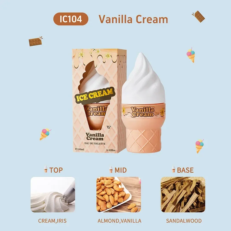 Ice Cream - słodkie perfumy unisex o zapachu lodów 100 ml Zielony