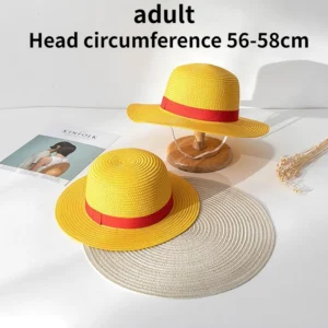Słomkowy kapelusz Luffy One Piece cosplay 2