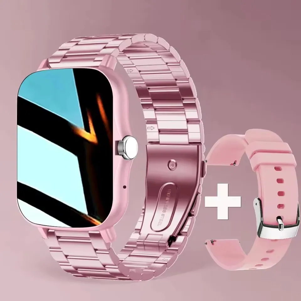 Smartwatch z ekranem 1,83 cala z pomiarem tętna i rozmowami Bluetooth Pk20szstrap