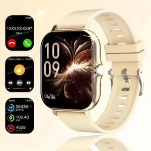 Smartwatch 1.83 cala z funkcją rozmów Bluetooth Złoty