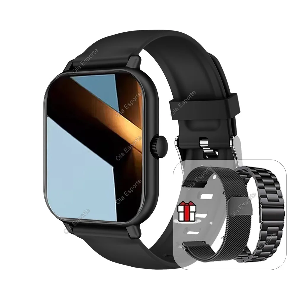 Smartwatch 2026 z Ekranem 2,01 Cala i Połączeniem Bluetooth Czarny