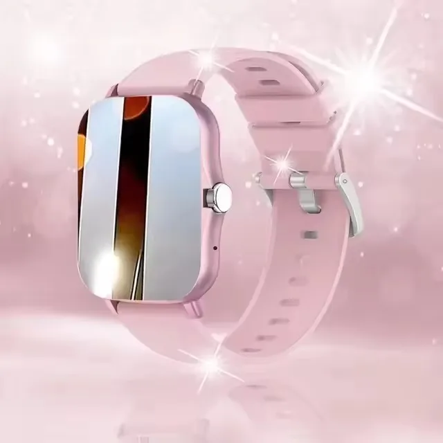 Smartwatch z ekranem AMOLED 2,01 cala i połączeniami Bluetooth Różowy
