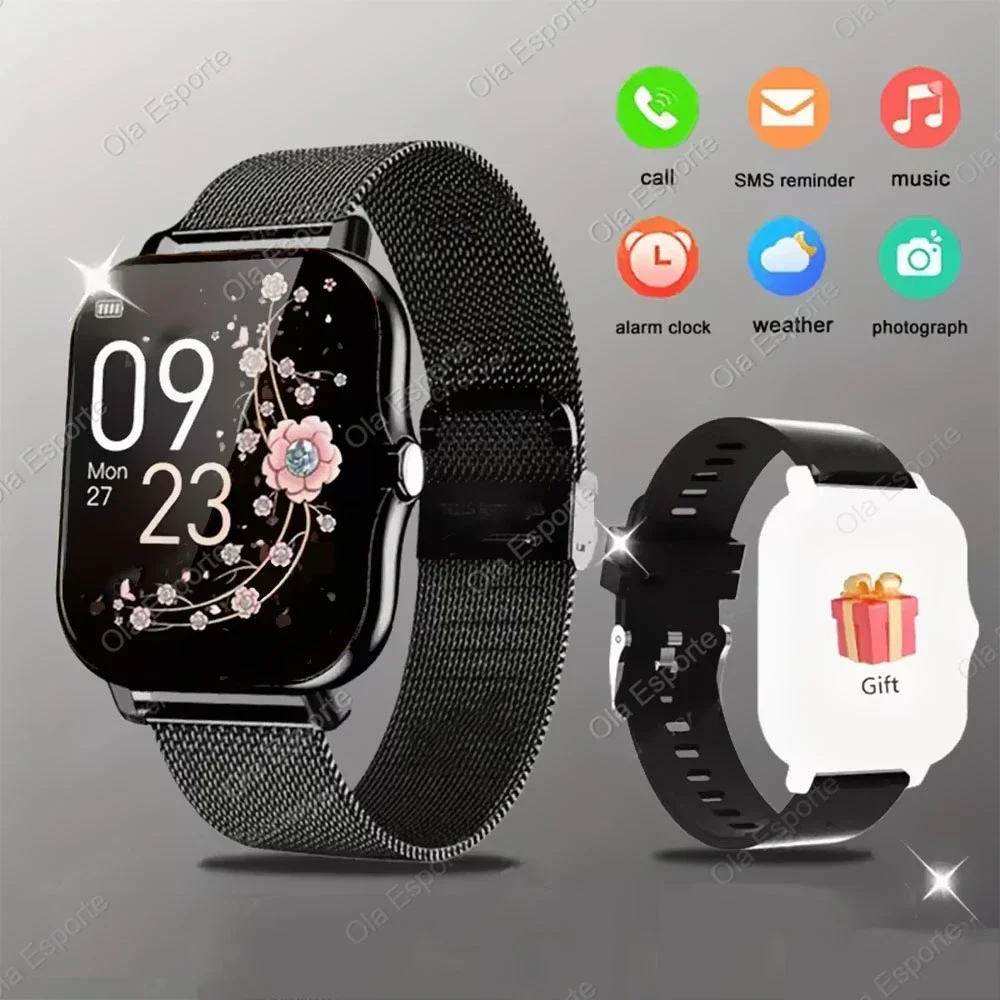Smartwatch z bezramkowym ekranem 2.01 i pomiarem tlenu we krwi Bk20milan