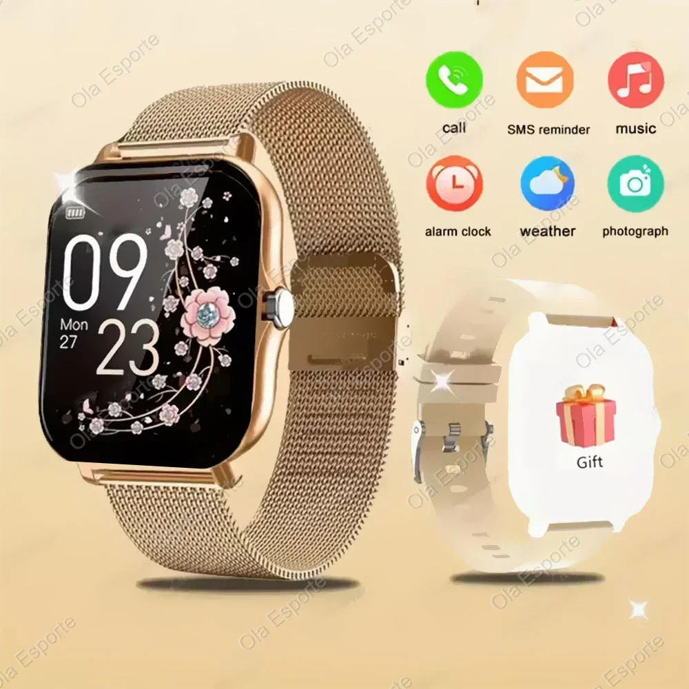 Smartwatch z bezramkowym ekranem 2.01 i pomiarem tlenu we krwi Go20milan