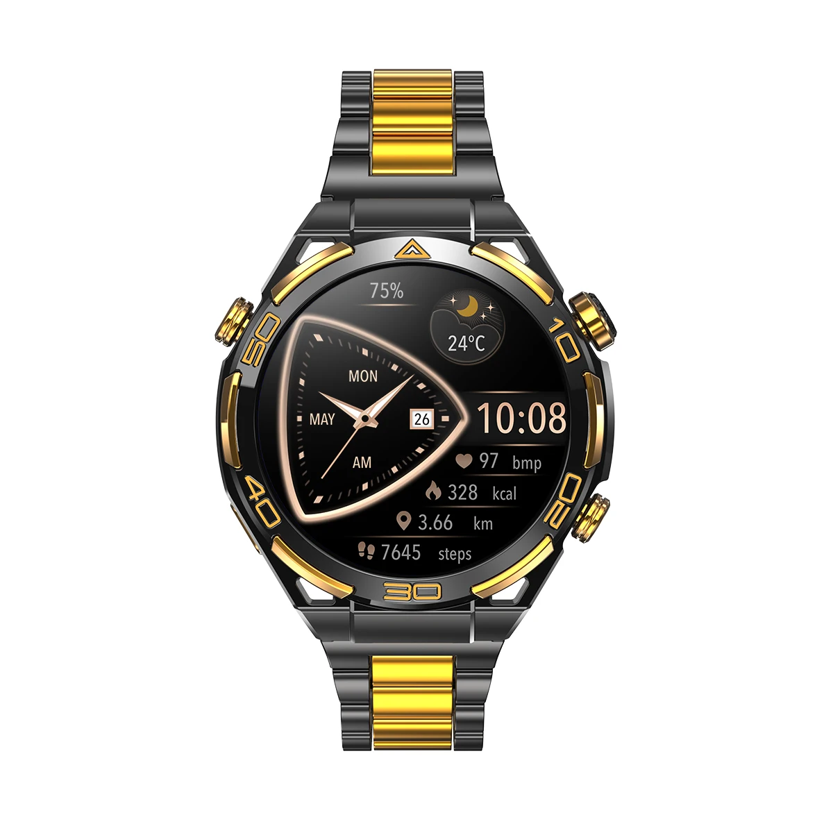 Smartwatch Blackview W90 Pro z GPS i ekranem AMOLED 1,43 cala Czarny