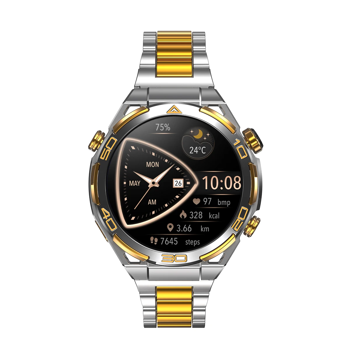 Smartwatch Blackview W90 Pro z GPS i ekranem AMOLED 1,43 cala Srebrny