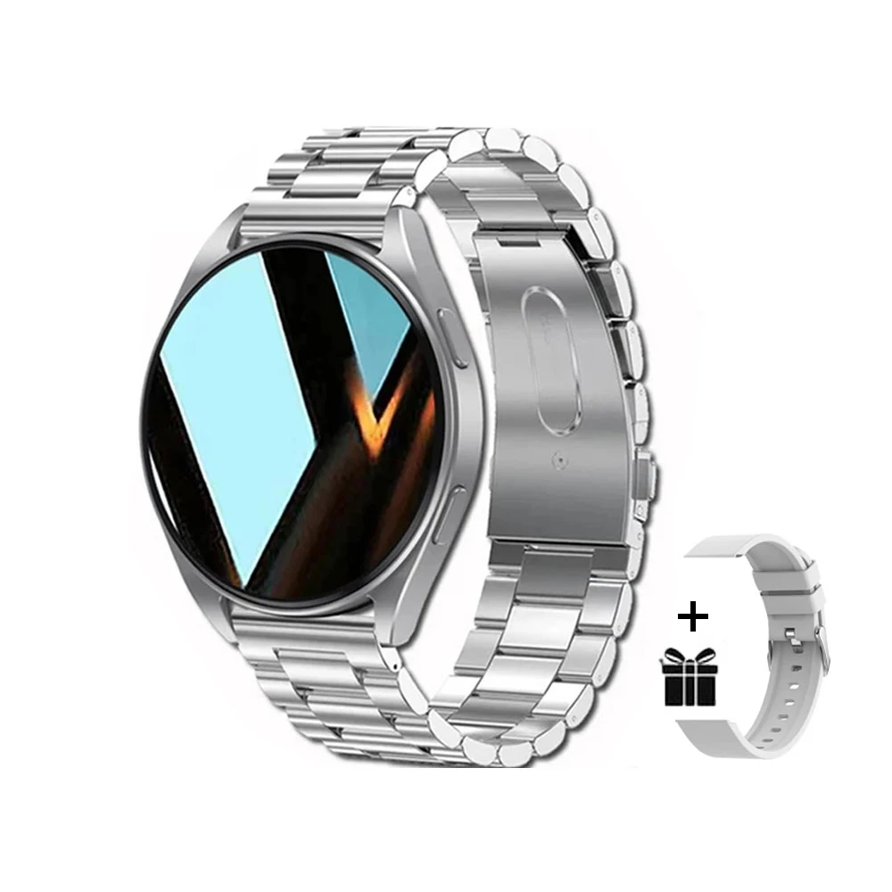 Smartwatch z funkcją rozmów Bluetooth i monitorem zdrowia Szary