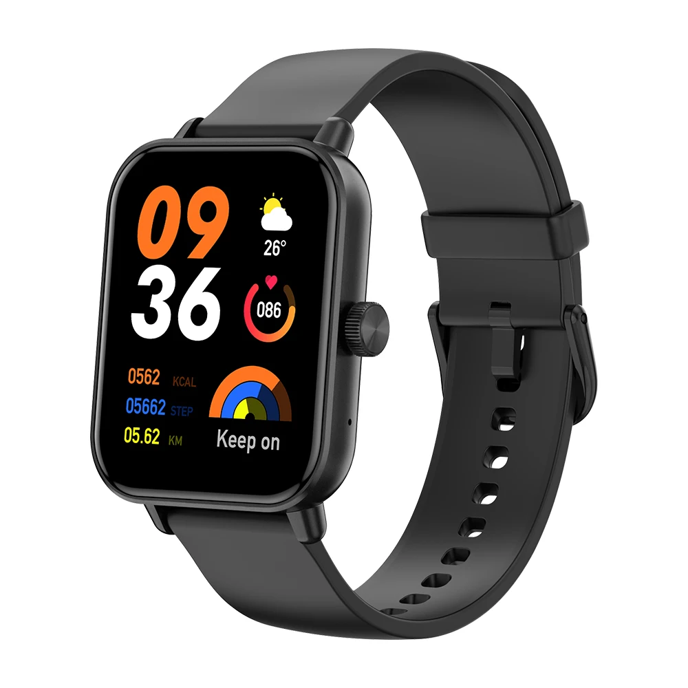 Smartwatch COLMI P81 z funkcją rozmów i monitorem zdrowia Czarny