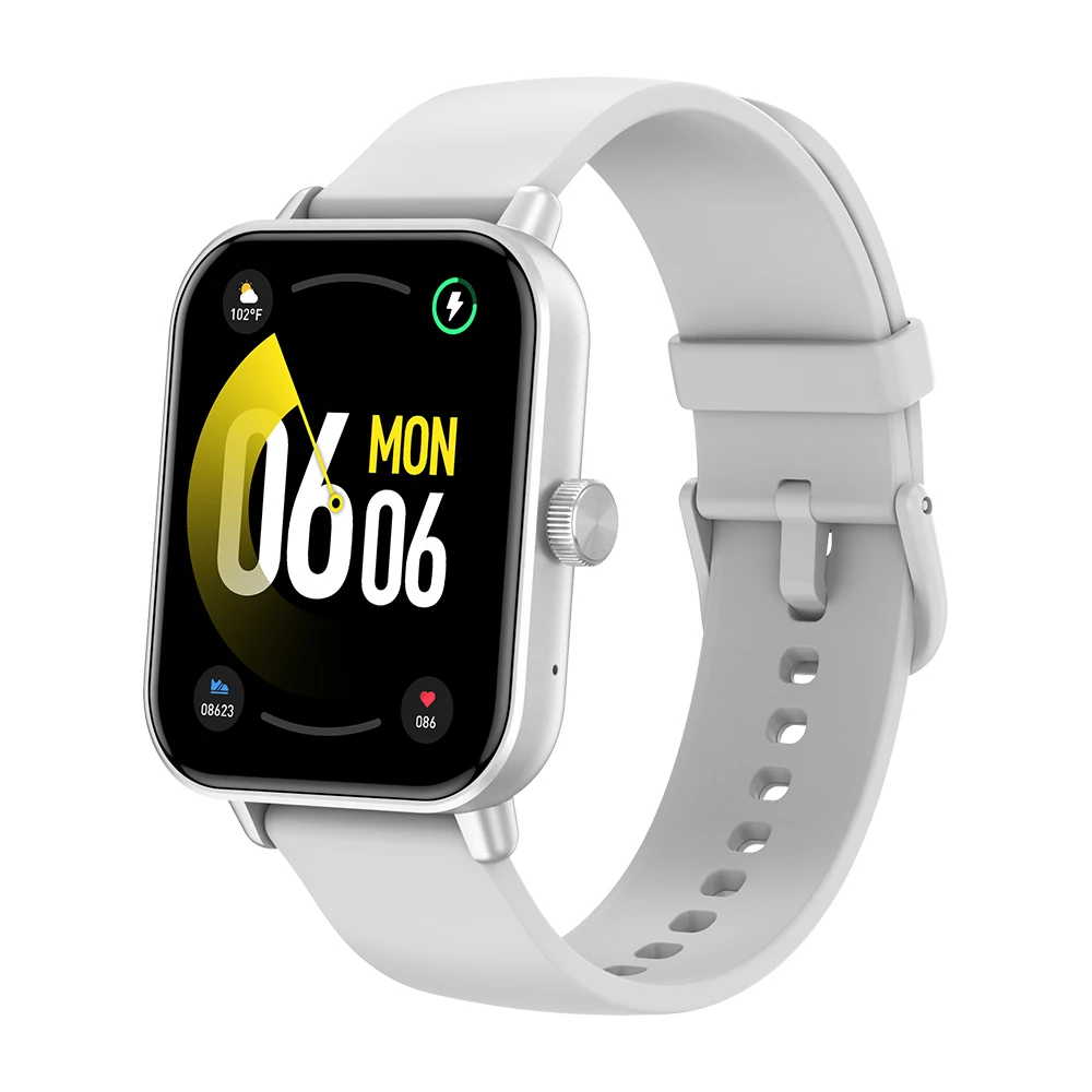 Smartwatch COLMI P81 z funkcją rozmów i monitorem zdrowia Srebrny