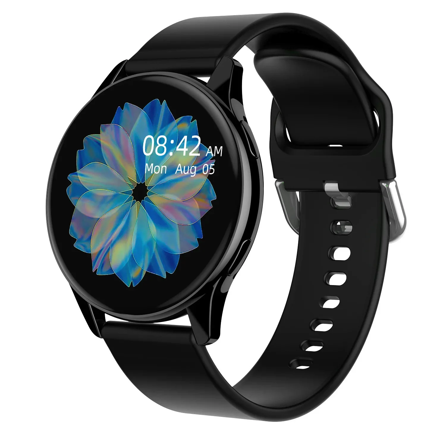 Smartwatch damski z połączeniami Bluetooth i ekranem AMOLED Czarny