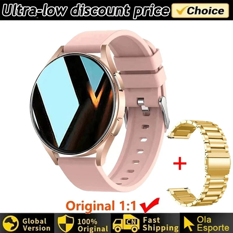 Smartwatch damski z funkcjami zdrowia i rozmowami Bluetooth Go22szstrap