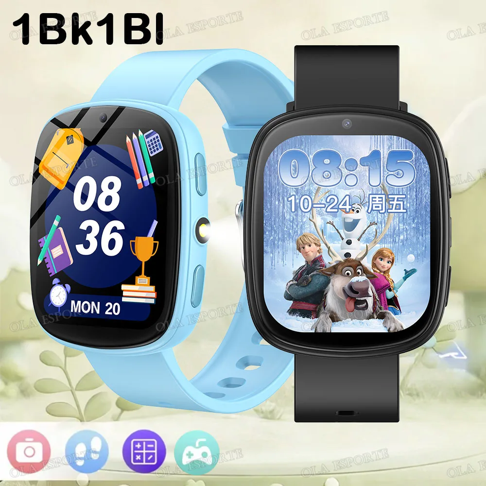 Smartwatch dla dzieci z aparatem i 22 grami, ekran HD 1.83 1bk1bl
