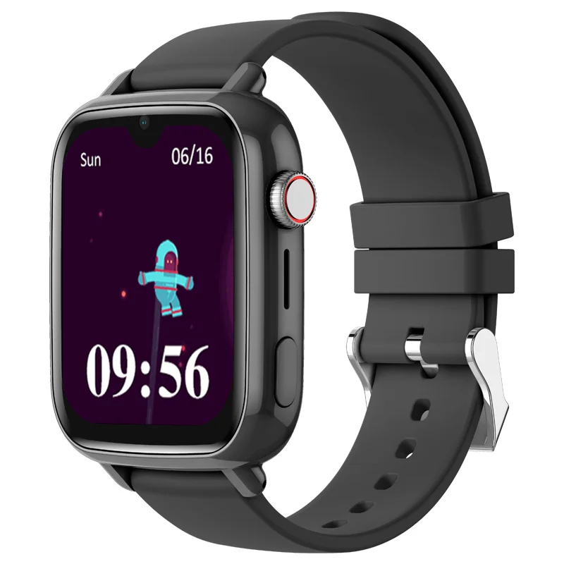Smartwatch dla dziecka 4G z GPS i wideorozmowami Czarny