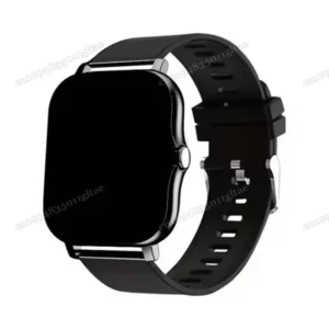 Smartwatch z funkcją dzwonienia i monitorowaniem zdrowia, ekran 1,8 cala Czarny