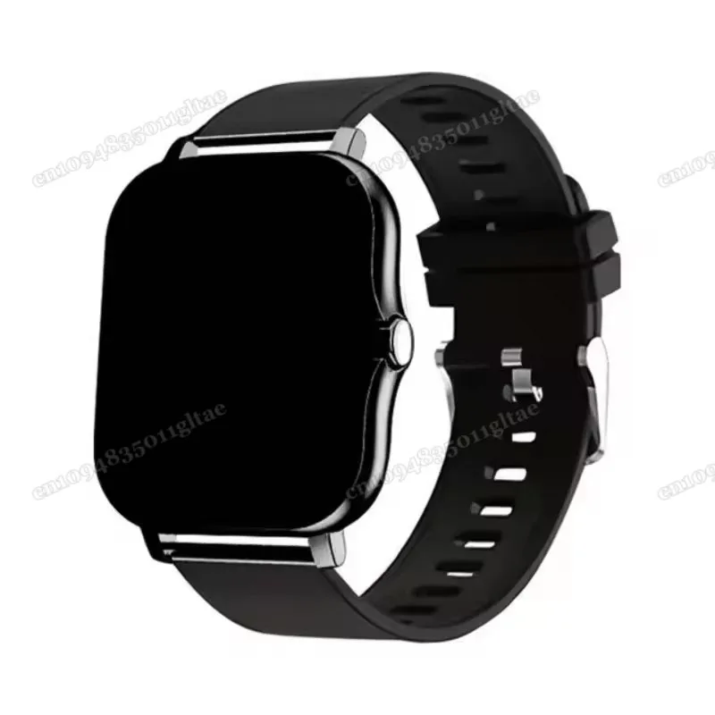 Smartwatch z funkcją dzwonienia i monitorowaniem zdrowia, ekran 1,8 cala Czarny