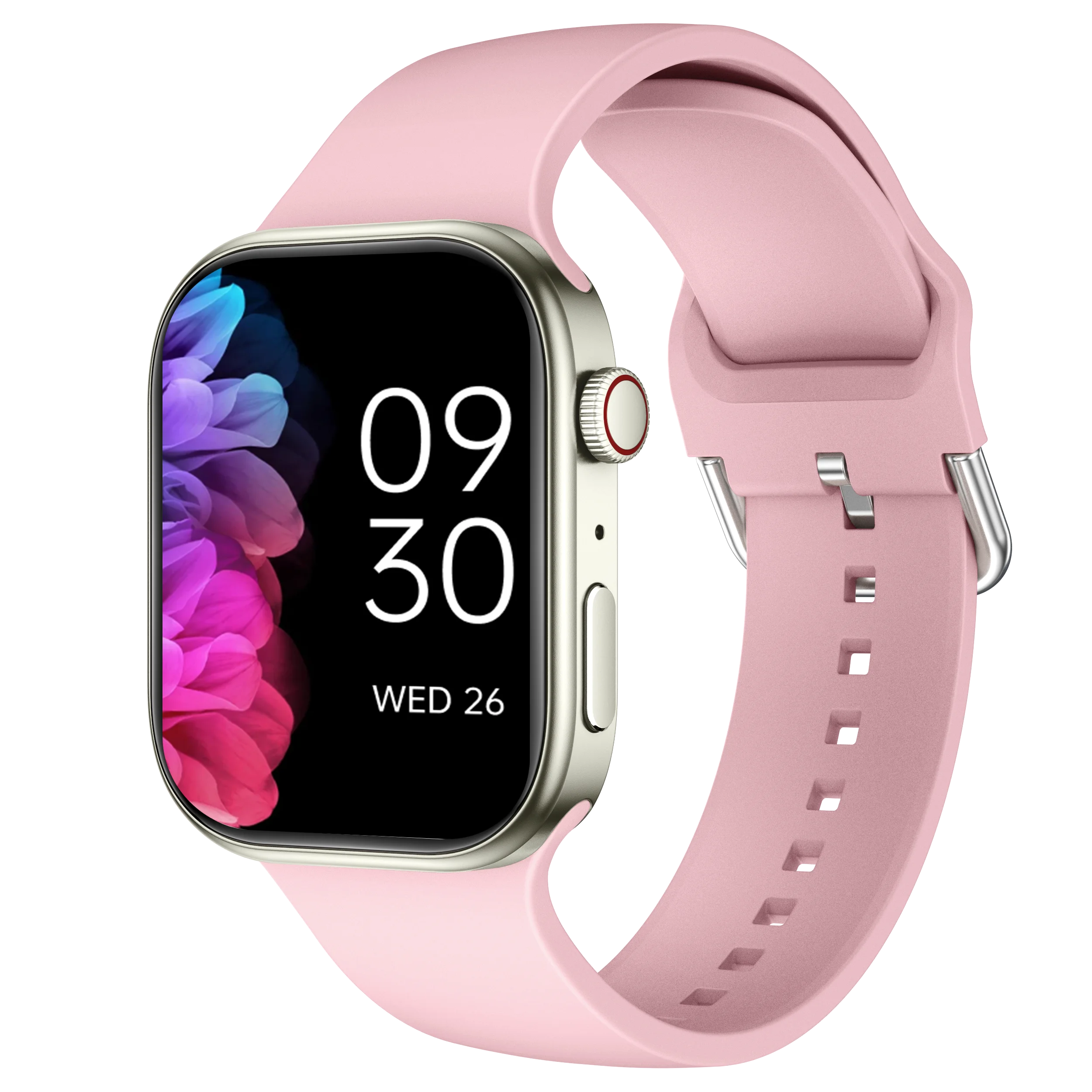 Smartwatch z ekranem HD 1,83" i pomiarem zdrowia Różowy