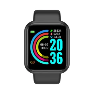 Smartwatch fitness z monitorem tętna i pomiarem kalorii Uniwersalny