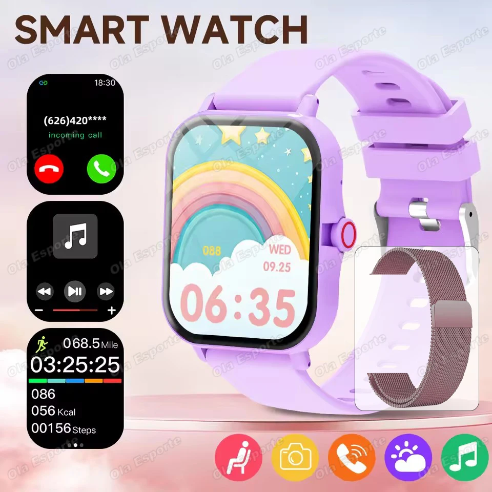 Smartwatch z ekranem HD 1.83 cala i funkcją rozmów Pr20pkmilan