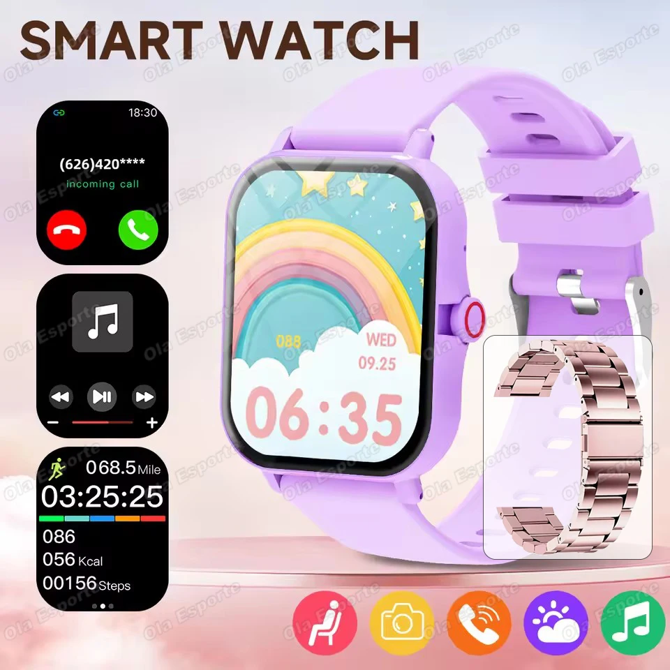 Smartwatch z ekranem HD 1.83 cala i funkcją rozmów Pr20pkszstrap