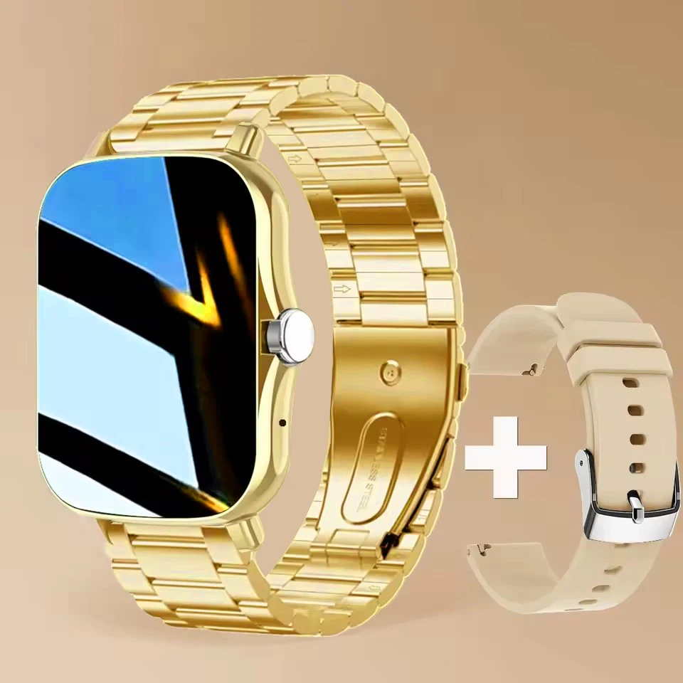 Smartwatch z ekranem HD 2,01 cala i obsługą połączeń Go20szstrap