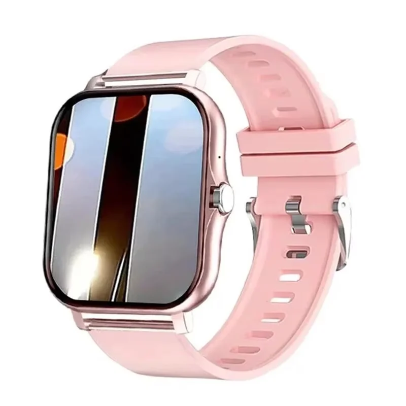 Smartwatch LAXASFIT z Bluetooth i pełnym dotykowym ekranem Różowy