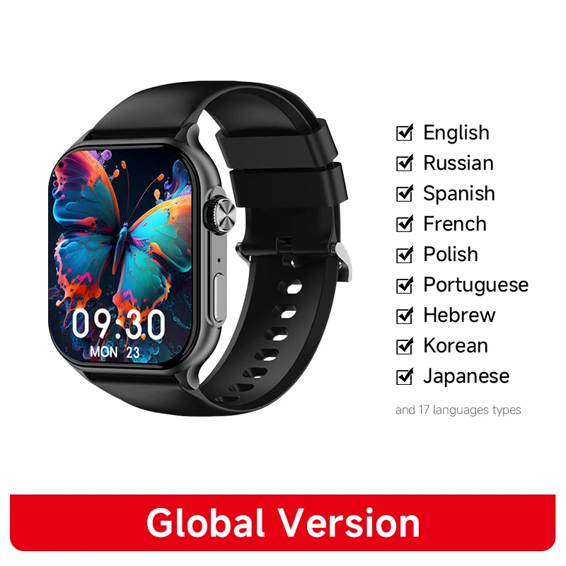 Smartwatch Lenovo Watch Fit z ekranem HD 1.96 cala i rozmowami Bluetooth Szary