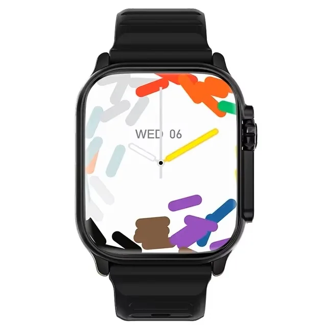 Smartwatch męski 49 mm z ekranem AMOLED i funkcją rozmów Czarny