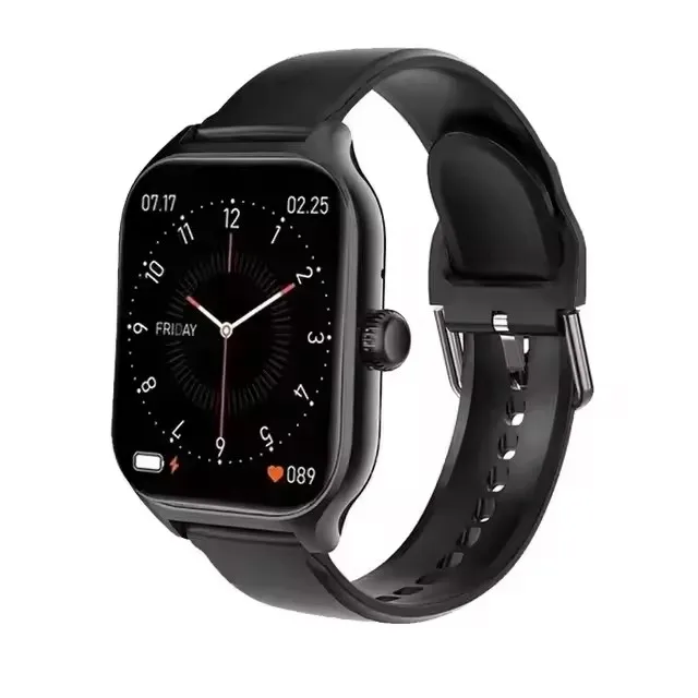 Smartwatch męski z ekranem AMOLED i rozmowami Bluetooth Czarny