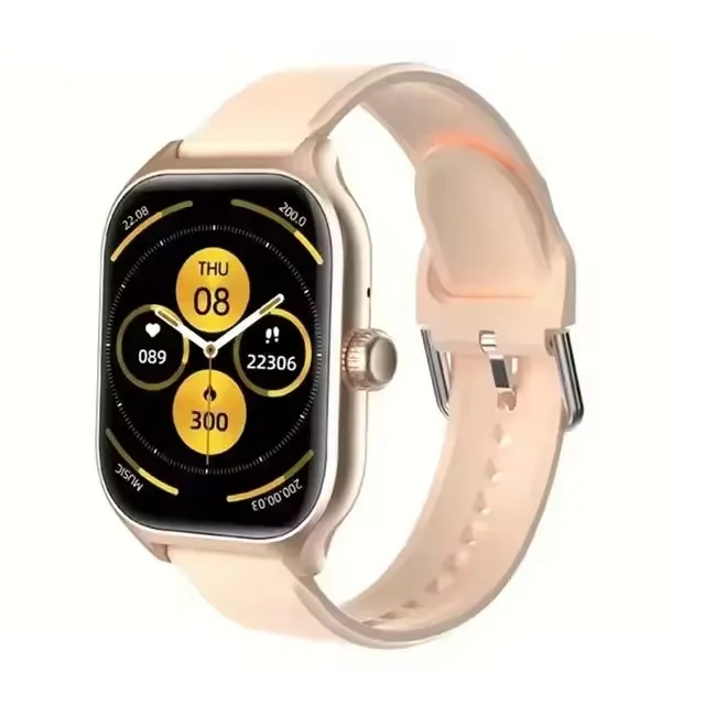Smartwatch męski z ekranem AMOLED i rozmowami Bluetooth Złoty