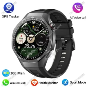 Smartwatch męski Watch 5 Pro z GPS i ekranem AMOLED Czarny