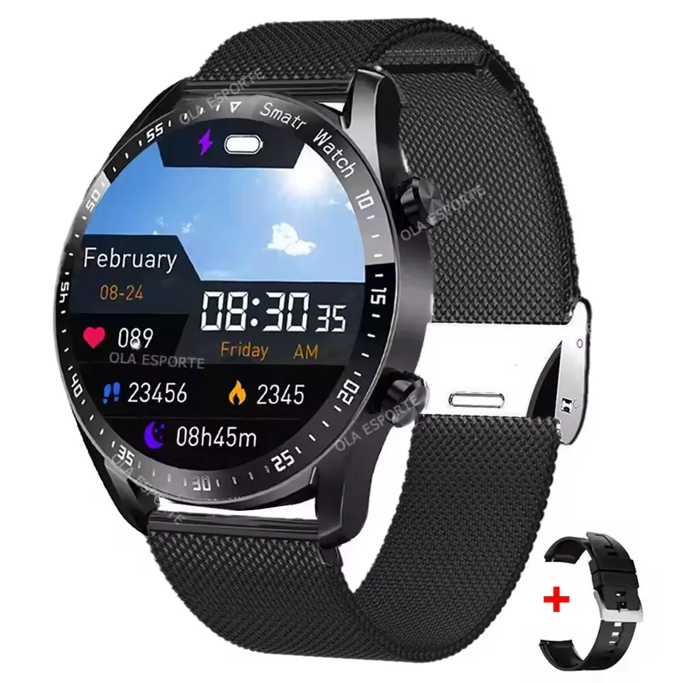 Smartwatch NFC z funkcją rozmów Bluetooth i GPS Bk22milan