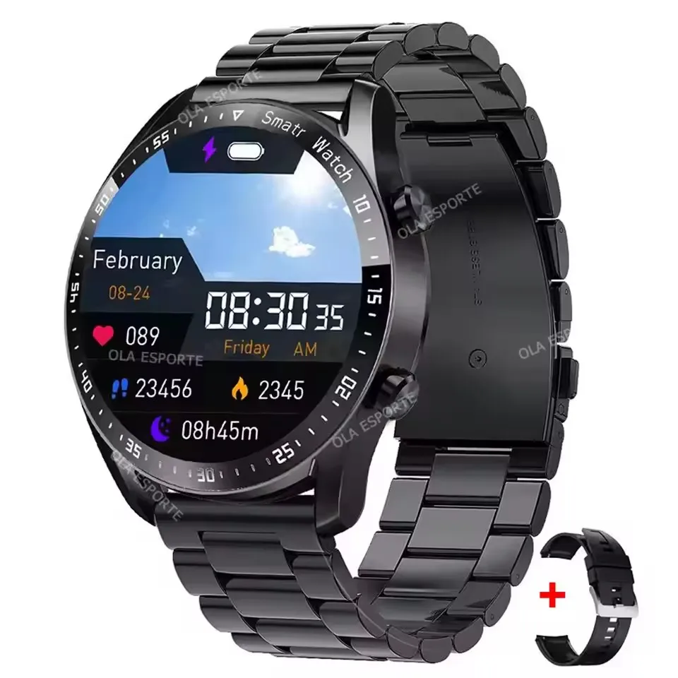 Smartwatch NFC z funkcją rozmów Bluetooth i GPS Bk22szstrap