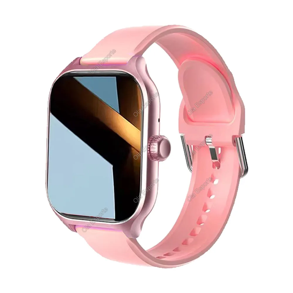 Smartwatch Outdoor GPS z Bluetooth i Trybami Sportowymi Różowy