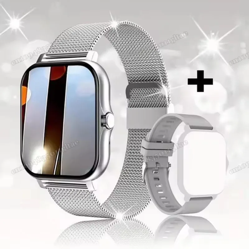 Smartwatch sportowy z funkcją połączeń i sterowaniem muzyką Silver20milan